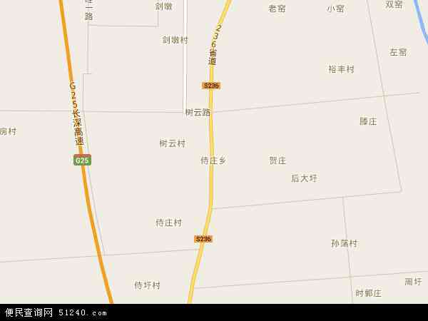 中国江苏省连云港市灌云县侍庄乡地图(卫星地图)图片