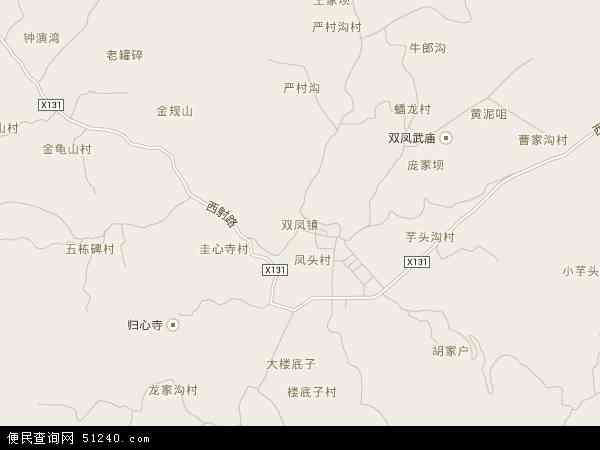 双凤镇地图 - 双凤镇卫星地图 - 双凤镇高清航拍