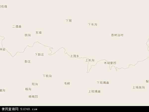 中国河南省洛阳市宜阳县上观乡地图(卫星地图)图片