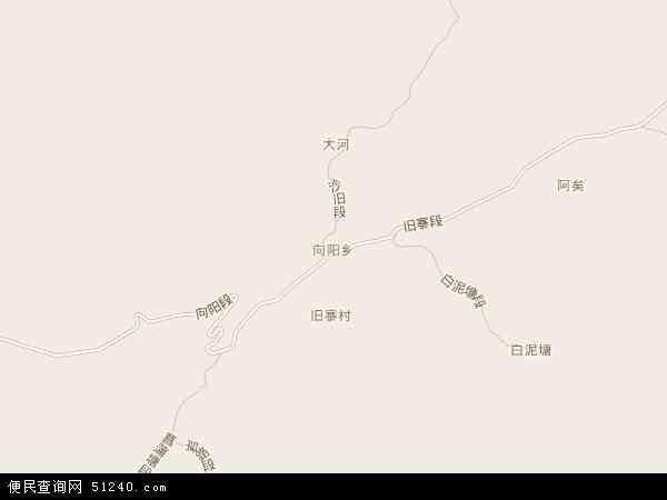 中国云南省红河哈尼族彝族自治州泸西县向阳乡地图(卫星地图)图片