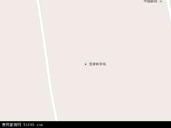 中国黑龙江省鹤岗市萝北县宝泉岭农场地图(卫星地图)图片