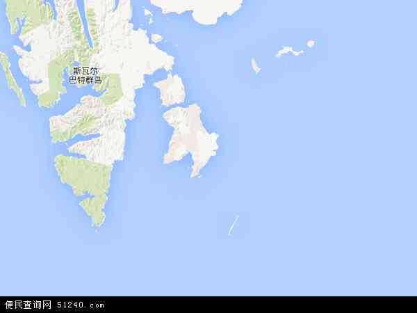 斯瓦尔巴特群岛地图 - 斯瓦尔巴特群岛卫星地图