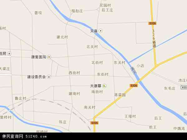河南省周口市太康县城关回族镇地图(地图)