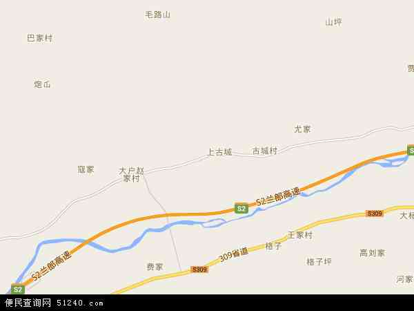 甘肃省临夏回族州广河县阿力麻土东乡族乡地图(地图)
