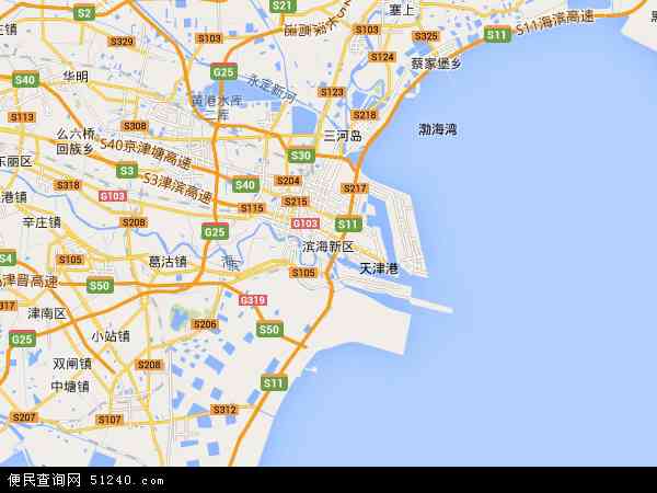 天津滨海新区高新技术产业开发区地图 - 天津滨