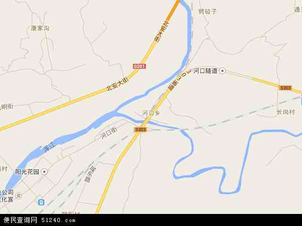中国吉林省白山市浑江区河口地图(卫星地图)图片