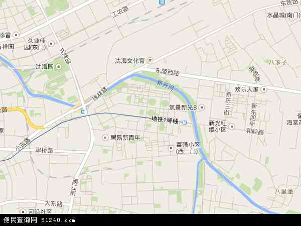 辽宁省沈阳市大东区东塔地图(地图)