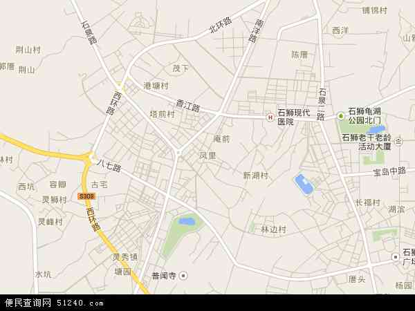 福建省泉州市石狮市凤里地图(地图)