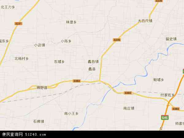 河北省保定市蠡县地图(地图)