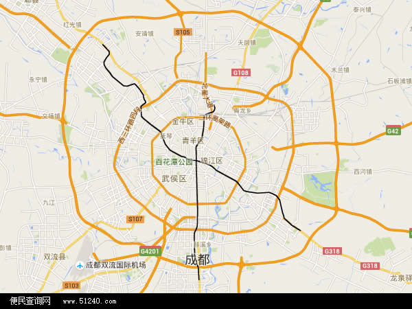 成都市电子地图图片