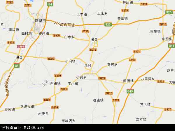 河南省安阳市滑县地图(地图)