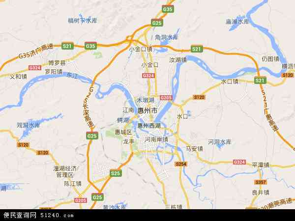 广东省惠州市地图(地图)