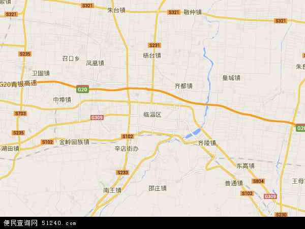 临淄区地图 - 临淄区卫星地图图片