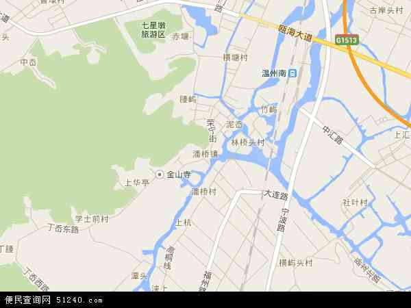  浙江省 温州市 瓯海区 潘桥  本站收录有:2020潘桥地图高清