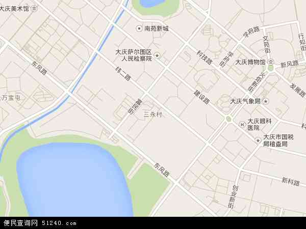 大庆卫星地图高清版