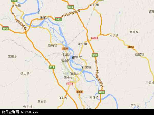 2014遂宁市地图,遂宁市北斗地图20,部分地区可以实现高清