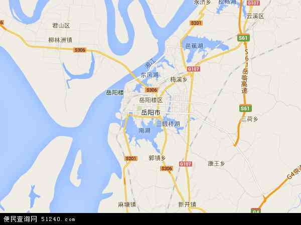 岳阳市高清地图