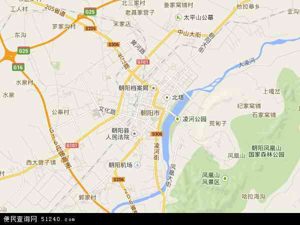 朝阳市地图 - 朝阳市卫星地图 - 朝阳市高清航拍