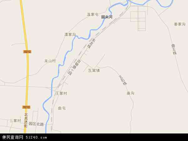 中国辽宁省大连市瓦房店市瓦窝镇地图(卫星地图)