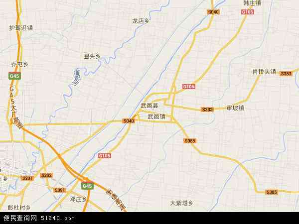 中国河北省衡水市武邑县地图(卫星地图)图片