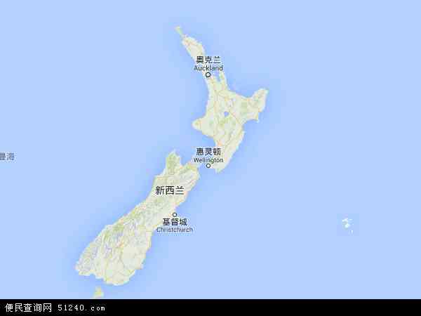 新西兰地图 - 新西兰电子地图 - 新西兰高清地图 - 2019年新西兰地图