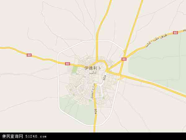 伊德利卜地图 - 伊德利卜卫星地图 - 伊德利卜高