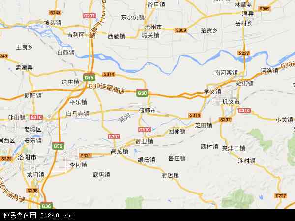 河南省洛阳市偃师市大口镇地图(地图)