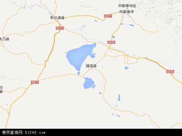 福海县电子地图图片