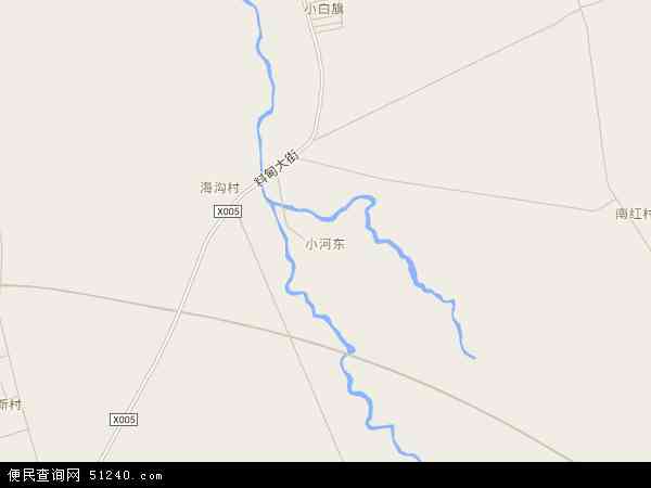 中国黑龙江省哈尔滨市阿城区河东地图(卫星地图)图片
