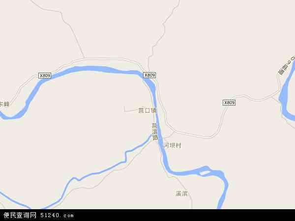 中国福建省南平市建阳市莒口镇地图(卫星地图)图片