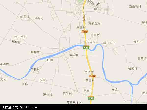 中国浙江省金华市东阳市南马镇地图(卫星地图)图片