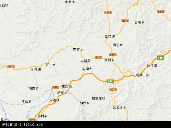 五台县地图 - 五台县电子地图 - 五台县高清地图 - 2020年五台县地图