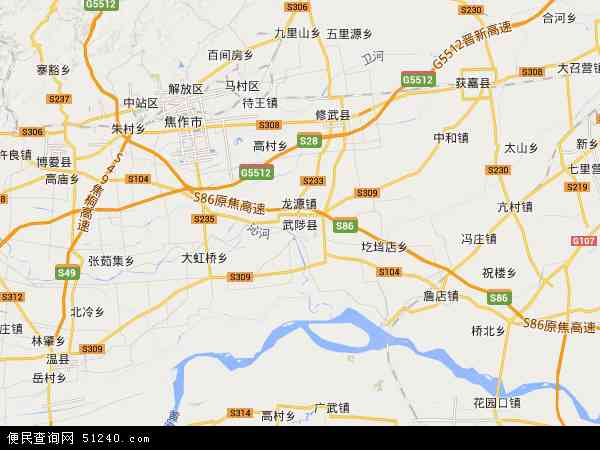 这是武陟县的所有乡镇.木城镇是县城里面的,龙源镇是县城边上的.