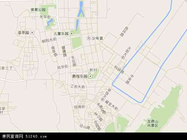 辽宁省辽阳市宏伟区新村地图(地图)