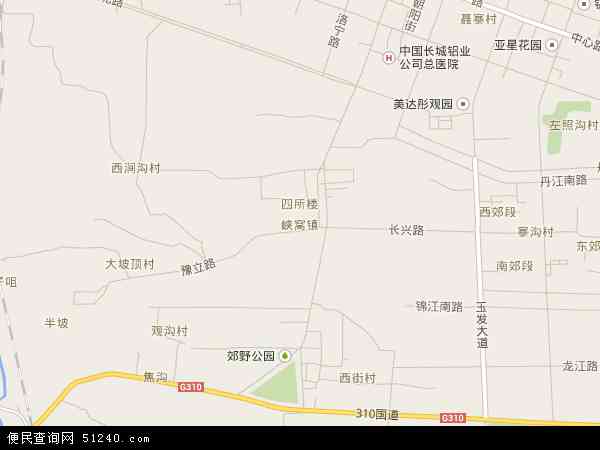 中国河南省郑州市上街区峡窝镇 /strong>地图(卫星地图)