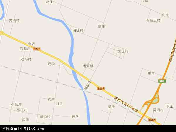 中国河南省许昌市禹州市褚河镇地图(卫星地图)图片