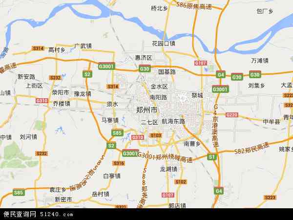郑州市高清地图