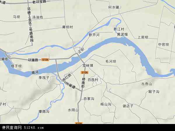 宝林镇地图 - 宝林镇卫星地图 - 宝林镇高清航拍