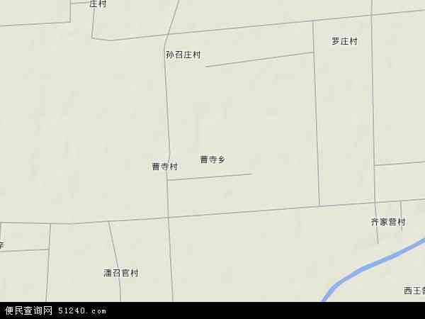 中国河北省沧州市青县曹寺乡地图(卫星地图)图片
