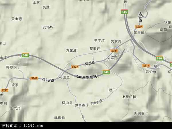 中国江西省宜春市铜鼓县带溪乡地图(卫星地图)图片