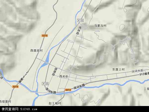 山西省 忻州 市静乐县鹅城镇地图(地图)