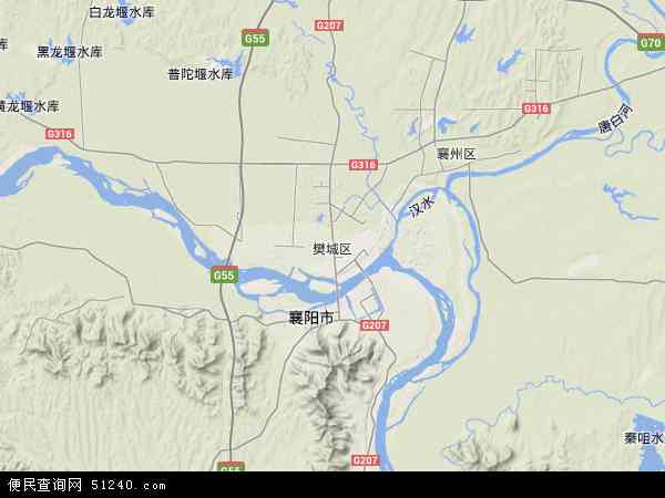 樊城区地图 - 樊城区卫星地图图片