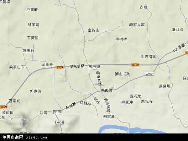 中国 湖南省 长沙市 浏阳市 古港镇  本站收录有:2018古港镇卫星地图图片