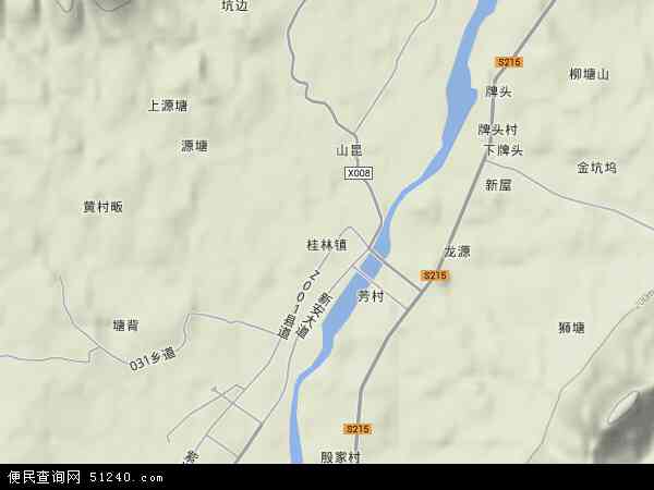 桂林镇卫星地图