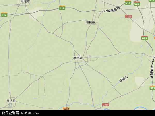 惠民县地图 - 惠民县卫星地图 - 惠民县高清航拍