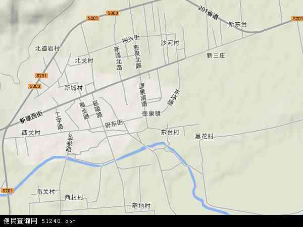 中国山西省大同市广灵县壶泉镇地图(卫星地图)