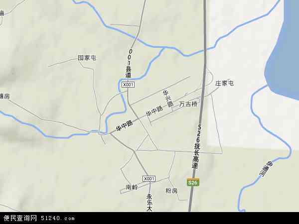中国吉林省长春市朝阳区乐山镇地图(卫星地图)图片