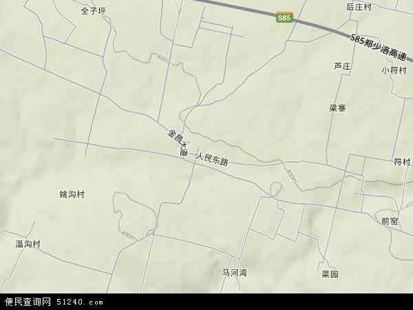 河南省洛阳市伊川县吕店镇地图(地图)