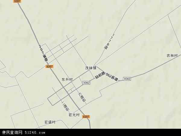 吉林省四平市双辽市茂林镇 地图 ( 地图 )