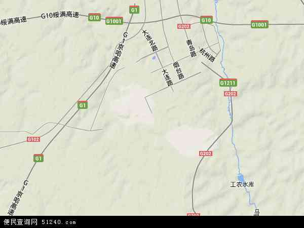 黑龙江省哈尔滨市平房区地图(地图)